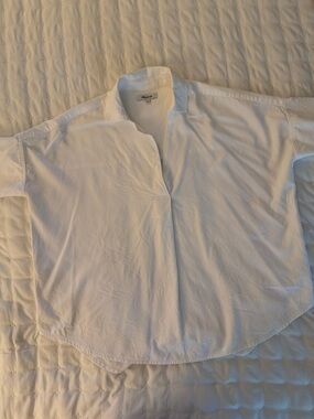 Madewell White Casual Button-Down Shirt